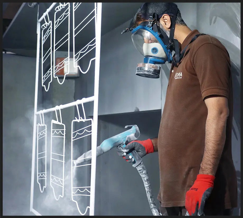 Powder Coating Paint Station